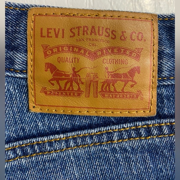 Levi’s 501 White Oak Cone Button-fly Denim Jean Shorts Size 27 - Picture 8 of 11